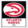 Trends International NBA Atlanta Hawks - Logo 21 Wall Poster, 22.375" x 34", White Framed Version view 1
