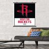 Trends International NBA Houston Rockets - Logo 21 Wall Poster, 22.375" x 34", Premium Poster & Clip Bundle view 2