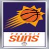 Trends International NBA Phoenix Suns - Logo 21 Wall Poster, 22.375" x 34", Silver Framed Version view 1