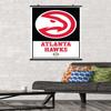 Trends International NBA Atlanta Hawks - Logo 21 Wall Poster, 22.375" x 34", Premium Poster & Clip Bundle view 2