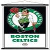 Trends International NBA Boston Celtics - Logo 21 Wall Poster, 22.375" x 34", Premium Print and Black Hanger Bundle view 1