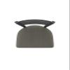 410 Jackie 36" Swivel Bar Stool with Pewter Finish and Graph Chalice Seat view 4