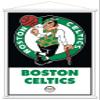 Trends International NBA Boston Celtics - Logo 21 Wall Poster, 22.375" x 34", Print and White Hanger Bundle view 1
