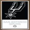 Trends International NBA San Antonio Spurs - Logo 21 Wall Poster, 14.725" x 22.375", Bronze Framed Version view 1