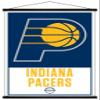 Trends International NBA Indiana Pacers - Logo 21 Wall Poster, 22.375" x 34", Print and Black Hanger Bundle view 1