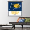 Trends International NBA Indiana Pacers - Logo 21 Wall Poster, 22.375" x 34", Print and Black Hanger Bundle view 2