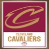 Trends International NBA Cleveland Cavaliers - Logo 21 Wall Poster, 14.725" x 22.375", Bronze Framed Version view 1