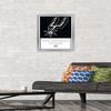 Trends International NBA San Antonio Spurs - Logo 21 Wall Poster, 14.725" x 22.375", Silver Framed Version view 2