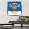 Trends International NBA New York Knicks - Logo 21 Wall Poster, 22.375" x 34", Silver Framed Version view 2