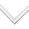 10x26 Frame White Real Wood Picture Frame Width 1.25 Inches | Interior Frame Depth 0.5 Inches | Garrin White Traditional Photo Frame Complete with UV Acrylic, Foam Board Backing & Hanging Hardware view 1