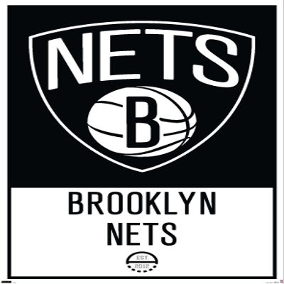Trends International NBA Brooklyn Nets - Logo 21 Wall Poster, 22.375" x 34", Premium Unframed Version