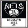 Trends International NBA Brooklyn Nets - Logo 21 Wall Poster, 22.375" x 34", Barnwood Framed Version view 1