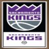 Trends International NBA Sacramento Kings - Logo 21 Wall Poster, 22.375" x 34", Bronze Framed Version view 1