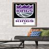 Trends International NBA Sacramento Kings - Logo 21 Wall Poster, 22.375" x 34", Bronze Framed Version view 2