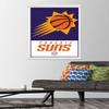 Trends International NBA Phoenix Suns - Logo 21 Wall Poster, 22.375" x 34", Premium Print and White Hanger Bundle view 2