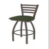 HBS 410 Jackie 30" Swivel Bar Stool with Bronze Finish and Canter Pine Seat view 1