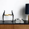 ZXHStore Creative Human Statues Metal Key Storage Tray Living Room Entrance Office Desktop Art Decorations, 14. 6 Inches Tall view 3