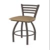 HBS 410 Jackie 25" Swivel Counter Stool with Bronze Finish and Canter Sand Seat view 1