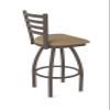 HBS 410 Jackie 25" Swivel Counter Stool with Bronze Finish and Canter Sand Seat view 3
