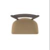 HBS 410 Jackie 25" Swivel Counter Stool with Bronze Finish and Canter Sand Seat view 4