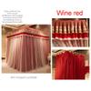 Bed Canopy European- Style Palace Bed Canopy, Double- Layer Dust- Proof and Light- Proof Bed Curtains, for 1.5m/1.8m/ 2m Double Bed, Luxurious Decoration for Home Bedroom view 2