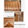 Bed Canopy European- Style Palace Bed Canopy, Double- Layer Dust- Proof and Light- Proof Bed Curtains, for 1.5m/1.8m/ 2m Double Bed, Luxurious Decoration for Home Bedroom view 4
