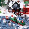 Marspark Christmas Village Accessories 5 x 50 Inch Christmas Miniature Road Village Street Mat Xmas Snow Street Decorations for Little Landscape(White Gravel Road Style) view 4
