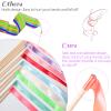 Civaner 30 Pcs 6.6 ft Ribbon Dancing Wands Streamers Dance Ribbon Party Favors Rhythmic Gymnastics Ribbons for Birthday Carnival Prizes Baton Stick Twirling Art Dances(0.6 Inch,Colorful) view 3