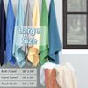 VOOVA & MOVAS Tan Bath Towels - 100% Cotton | Lightweight | Soft | Thick, 2 Bath 30"x56", 2 Hand 18"x28", 2 Washcloths 13"x13", Quick Dry Towels for Showering, Luxury Towel Gift Set, Dark Beige view 4