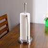 YRHH Stainless Steel Standing Paper Towel Rack Roll Contemporary Paper Napkin Holder Paper Holder Creative Simplicity Countertop Plastic Wrap Storage Rack view 2