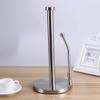 YRHH Stainless Steel Standing Paper Towel Rack Roll Contemporary Paper Napkin Holder Paper Holder Creative Simplicity Countertop Plastic Wrap Storage Rack view 4