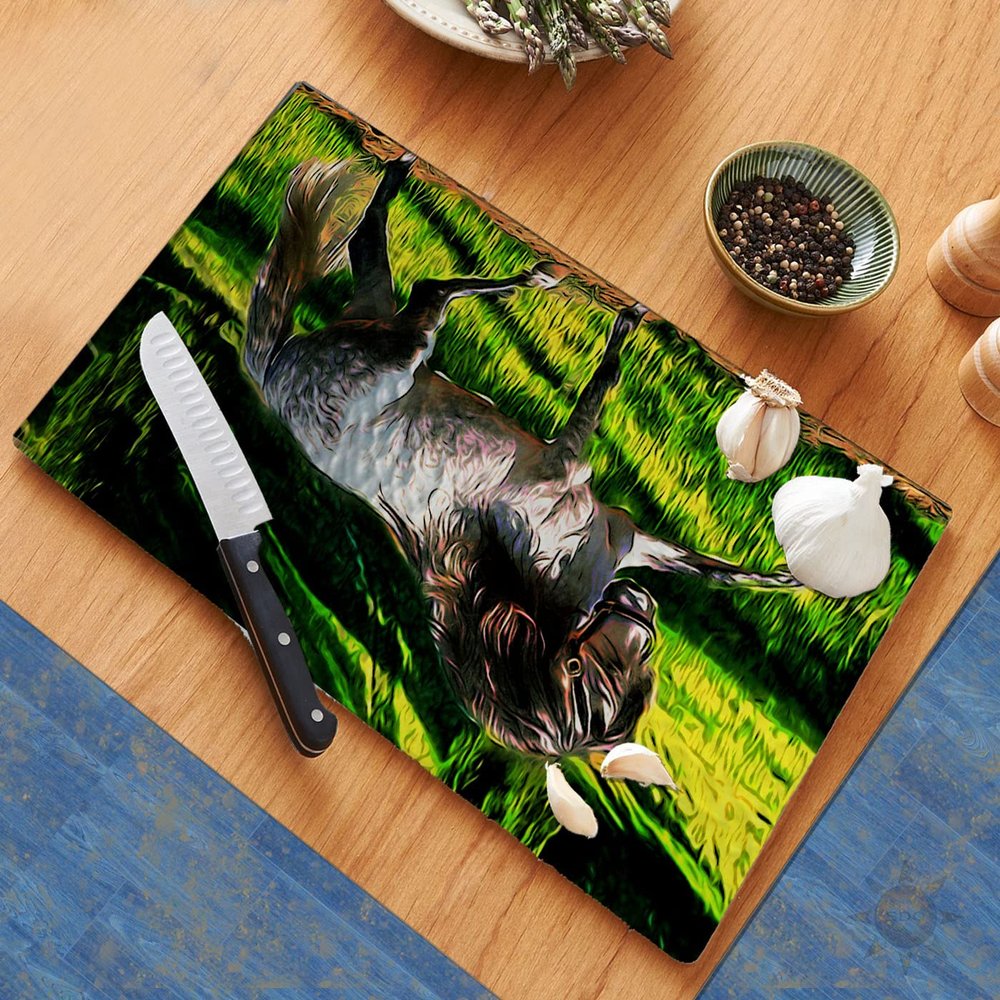 Andalusian Stallion Horse Cutting Board Counter Decorative Glass Cutting Board, Trivet, Kitchen Counter Art