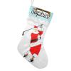 CUXWEOT Personalized Christmas Santa Claus Golf Christmas Stockings Customize Name Candy Bag for Family Holiday Party Decorations Gift 17.52 x 7.87 Inch view 1