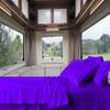 RV-Sheets (48" X 75") Three Quarter Sheet Set 600 Thread-Count 100% Egyptian Bedsheet Motorhomes, RV, Camper, Boat, Soft-Luxury-Breathable 8-Inch Deep Pockets 4-Piece RVSheets - Purple Solid view 1