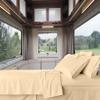 RV-Sheets (42" X 80") Truck Size Sheet Set 600 Thread-Count 100% Egyptian Bedsheet Motorhomes, RV, Camper, Boat, Soft-Luxury-Breathable 8-Inch Deep Pockets 4-Piece RVSheets - Peach Solid view 1