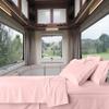 RV-Sheets (35" X 70") Truck Size Sheet Set 600 Thread-Count 100% Egyptian Bedsheet Motorhomes, RV, Camper, Boat, Soft-Luxury-Breathable 8-Inch Deep Pockets 4-Piece RVSheets - Pink Solid view 1