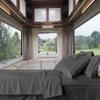 RV-Sheets (35" X 70") Truck Size Sheet Set 600 Thread-Count 100% Egyptian Bedsheet Motorhomes, RV, Camper, Boat, Soft-Luxury-Breathable 8-Inch Deep Pockets 4-Piece RVSheets - Dark Grey Solid view 1