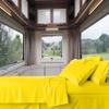 RV-Sheets (42" X 80") Truck Size Sheet Set 600 Thread-Count 100% Egyptian Bedsheet Motorhomes, RV, Camper, Boat, Soft-Luxury-Breathable 8-Inch Deep Pockets 4-Piece RVSheets - Yellow Solid view 1