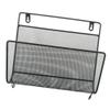 YRHH Letter Holder Wall Mounted Metal Magazine Rack Magazine Collector Magazine Holder for Books, Magazines, Newspapers, Laptops, Tablets, Organizing Folders-Schwarz view 1