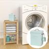 YRHH Metal Laundry Powder Tin, Laundry Powder Storage Boxes, for Laundry, Pet Food Storage-Light Green view 3