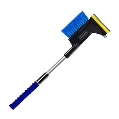 ZCBYBT 32Inch Snow Brush, Retractable Snow Brush, with Ice Scraper, Car Snow Removal Broom, Detachable Car Snow Removal Brush