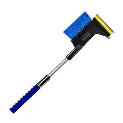 ZCBYBT 32Inch Snow Brush, Retractable Snow Brush, with Ice Scraper, Car Snow Removal Broom, Detachable Car Snow Removal Brush