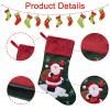 Betenshtresk Christmas Stockings Personalized Name Snowman Set of 6, Custom Xmas Stocking Gift Family Hanging Decorations view 3