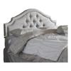 BOWERY HILL Modern Fabric Upholstered King Headboard in Beige view 1