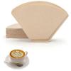 100-Count Coffee Filters, 2-6 Cup Disposable Coffee Filters Cone Paper, Natural Unbleached Paper Filters for Pour Over Coffee Dripper and Coffee Maker, Natural Brown Coffee Strainer view 1