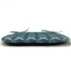 Ambesonne Blue Chair Seating Cushion Set of 2, Wire Inspired Floral Like Image Thick Crossed Horizontal Lines Image, Anti-Slip Seat Padding for Kitchen & Patio, 16"x16", Slate and Pale Blue view 3