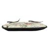 Ambesonne Winter Chair Seating Cushion Set of 2, Deer Silhouettes with Blossoming Flowers Abstract Christmas Nature, Anti-Slip Seat Padding for Kitchen & Patio, 16"x16", Olive Green Pale Green view 3