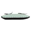 Ambesonne Mint Chair Seating Cushion Set of 2, Chevron Pattern Horizontal Zigzag Twisty Turns Modern Aztec Folk Inspirations, Anti-Slip Seat Padding for Kitchen & Patio, 16"x16", White Jade Green view 3