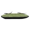 Ambesonne Olive Green Chair Seating Cushion Set of 4, Grunge Geometric Pattern Square Shape Diagonal Abstract Rhombus, Anti-Slip Seat Padding for Kitchen & Patio, 16"x16", Olive Green Coconut view 3