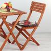 Ambesonne Fruits Chair Seating Cushion Set of 4, Cinnamon Sticks and Halved Beverage Ingredients Exotic Spices Agriculture, Anti-Slip Seat Padding for Kitchen & Patio, 16"x16", Cinnamon Red Cream view 2